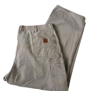 Carhartt Men's Cargo Pants in Light Gray